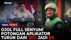 Kabar Baik! Prabowo Pangkas Potongan Aplikator Ojol Jadi 8 Persen