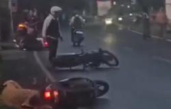 30 Pemotor Jatuh gegara Tumpahan Solar di Bangkalan, Polisi Buru Pelaku<