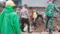 Tragis! Pekerja Tewas Tertimbun Longsor di Cianjur<