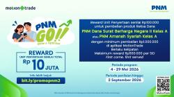 Promo PNM Go! Hadir di MotionTrade, Total Reward hingga Rp10 Juta