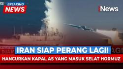 Siap Perang, Iran Blokir dan Bombardir Kapal Perang AS Masuk Selat Hormuz