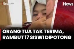 Viral! 18 Siswi di Garut Nangis saat Rambut Dipotong Guru BK