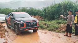 Longsor Putus Akses Kerinci–Bangko, Polisi Berlakukan Sistem Buka Tutup<