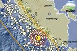 Gempa Terkini Magnitudo 3,3 Guncang Bengkulu Selatan<