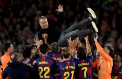 Barcelona Juara Liga Spanyol, Hansi Flick Dampingi Tim Meski Ayahnya Baru Meninggal Dunia