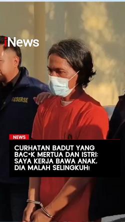 Curhatan Badut yang Bacok Mertua dan Istri: Saya Kerja Bawa Anak, Dia Malah Selingkuh!