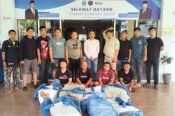 4 Warga Bukittinggi Ditangkap Bawa Ganja 150 Kg di Agam Sumbar<