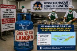 Dampak Kelangkaan Elpiji 12 Kg di NTT, Sejumlah SPPG Hentikan Layanan Makan Bergizi Gratis<