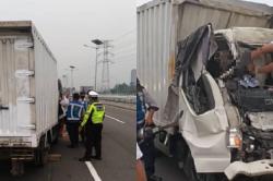 Kecelakaan di Tol Dalam Kota, Sopir Truk Tewas Terjepit