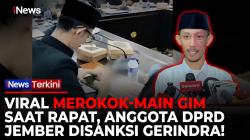  Viral Main Gim dan Merokok saat Rapat! Anggota DPRD Jember Disanksi Keras Gerindra, Akui Khilaf