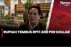 Rupiah Tembus Rp17.600 Per Dolar AS Hari Ini