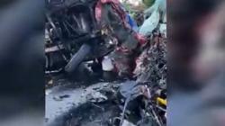 Tabrakan Truk Kontainer dan Minibus di Luwu, 3 Orang Tewas