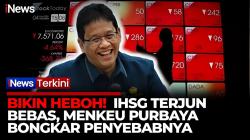 IHSG Anjlok usai BUMN Ekspor SDA Dibentuk, Menkeu Purbaya Bongkar Penyebabnya
