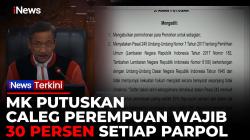 Putusan MK, Parpol yang Tak Penuhi Kuota 30% Caleg Perempuan Bakal Digugurkan KPU