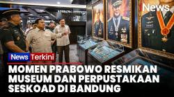 Presiden Prabowo Resmikan Renovasi Gedung Museum dan Perpustakaan Seskoad di Bandung