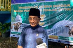 Masjid Istiqlal Mampu Sembelih 200 Kurban, Menag Jamin Darah Hewan Tak Mengalir ke Sungai