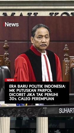 MK Putuskan Parpol Gugur di Dapil jika Tak Penuhi 30% Caleg Perempuan