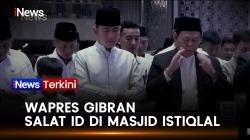 Wapres Gibran Rakabuming Raka Salat Iduladha 1447 H di Masjid Istiqlal