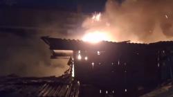 9 Kios di Pasar Ciroyom Bandung Ludes Terbakar