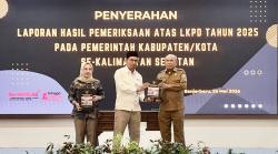 Bupati Kotabaru Terima LHP dari BPK RI Perwakilan Kalsel