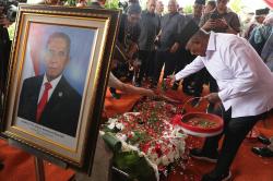 Suasana Pemakaman Ryamizard Ryacudu di TMP Kalibata