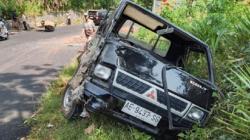 Tikungan Berbahaya di Ponorogo, Truk Ekspedisi dan Pikap Tabrakan