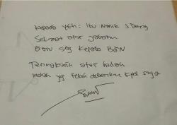 Pesan Sony Sonjaya untuk Nanik S Deyang: Terima Kasih atas Hadiah Indah yang Diberikan