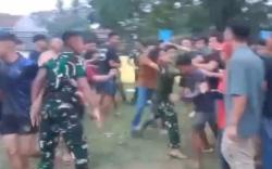 Viral Puluhan Anggota TNI Bentrok dengan Warga di Lampung Utara, 8 Orang Luka