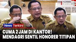 Mendagri Sentil Honorer Titipan Timses, Datang Jam 8 Pulang Jam 10
