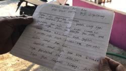 Begini Isi Surat Pencuri di Mojokerto usai Gasak Uang demi Bayar Sekolah Anak