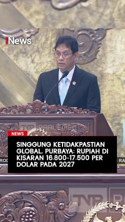 Singgung Ketidakpastian Global, Purbaya: Rupiah di Kisaran 16.800-17.500 per Dolar pada 2027