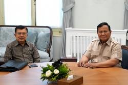 Prabowo Bertemu Jusuf Kalla di Istana, Bahas Apa?