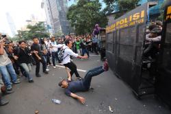 Aksi Mahasiswa Protes Kebijakan Pemerintah