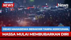 Demo Massa Mahasiswa Bubar, Polisi Mulai Buka Akses Jalan Sudirman