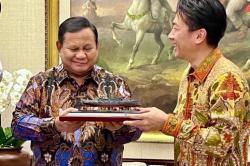 Menhan Jepang Beri Suvenir Kapal Perang Mikasa ke Prabowo, Begini Penampakannya