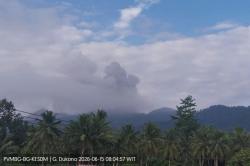 Gunung Dukono Meletus Pagi Ini, Kolom Abu Membubung Setinggi 1.300 Meter