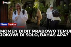 Momen Didit Prabowo Bertemu Jokowi di Solo, Cium Tangan saat Pamit