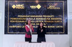 Liliana Tanoesoedibjo Resmikan Proyek BWAP Miss Indonesia, Hadirkan Listrik Tenaga Surya di NTT