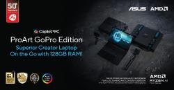 ASUS ProArt GoPro Edition (PX13 | HN7306) Copilot+ PC, Laptop Resolusi Tinggi untuk Desain Grafis