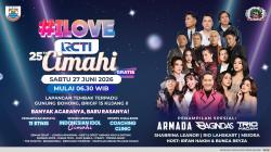 Rayakan HUT Ke-25 Kota Cimahi, Konser I Love RCTI Dimeriahkan Armada, Trio Macan hingga Shabrina Leanor