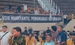 Kuliah Umum Wamen HAM di Unmul Ricuh, Mahasiswa Pasang Spanduk Usir Mugiyanto!
