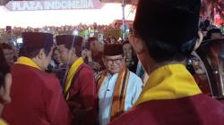 Diiringi Tanjidor, Pramono dan Rano Karno Hadiri Malam Puncak HUT Jakarta di Bundaran HI
