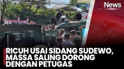 Usai Sidang Putusan Sela, Pendukung Sudewo Adang Kendaraan Polisi di Pengadilan Tipikor