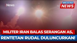 Luncurkan Rudal dan Drone! Iran Gempur 8 Fasilitas Militer AS di Bahrain dan Kuwait