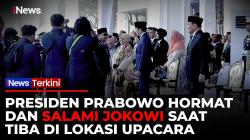Momen Hangat Prabowo Bertemu Jokowi di Peringatan Hari Bhayangkara ke-80