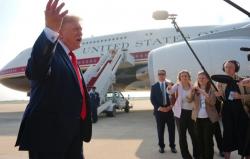 Perdana! Trump Gunakan Pesawat Air Force One Hadiah dari Qatar, Terkagum-kagum