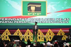 Presiden Jokowi Hadiri Harlah Ke-45 PPP di Semarang