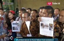 18 Laporan Puisi Kontroversi Sukmawati Datang dari Berbagai Daerah