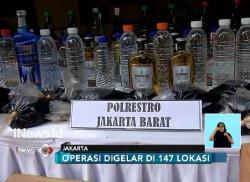 Gelar Operasi di 147 Lokasi, Polisi Amankan 180 Orang terkait Miras Oplosan