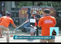 Polisi Gelar 50 Reka Ulang Pelaku Penyerangan Gereja di Yogyakarta